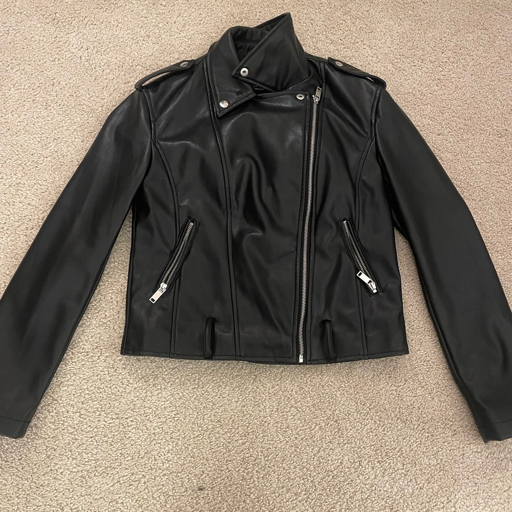 Forever 21 Black Leather Jacket